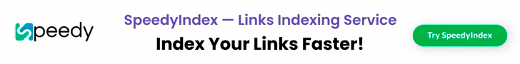 SpeedyIndex - Professional Link Indexing Service Banner